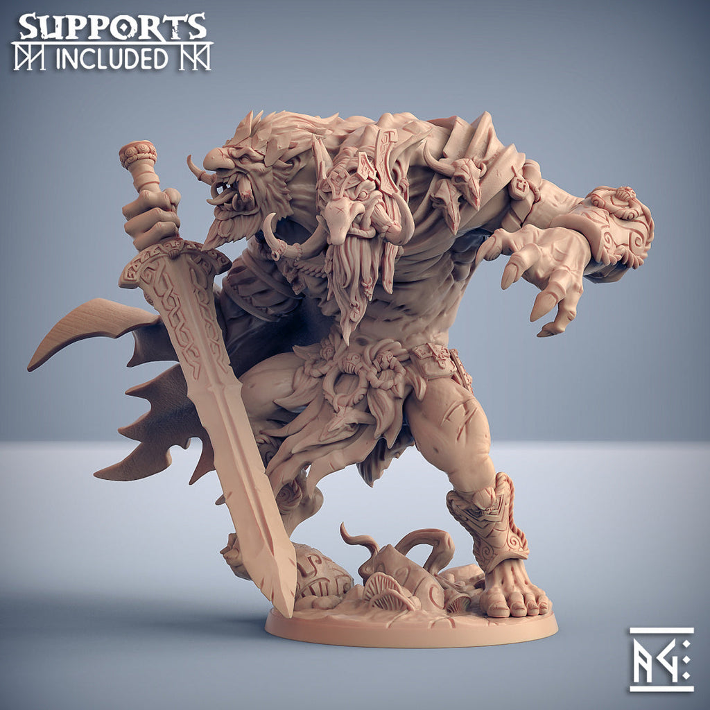Svartwood Trolls Miniatures (Full Set) | Fantasy D&D Miniature | Artisan Guild