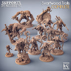 Svartwood Trolls Miniatures (Full Set) | Fantasy D&D Miniature | Artisan Guild