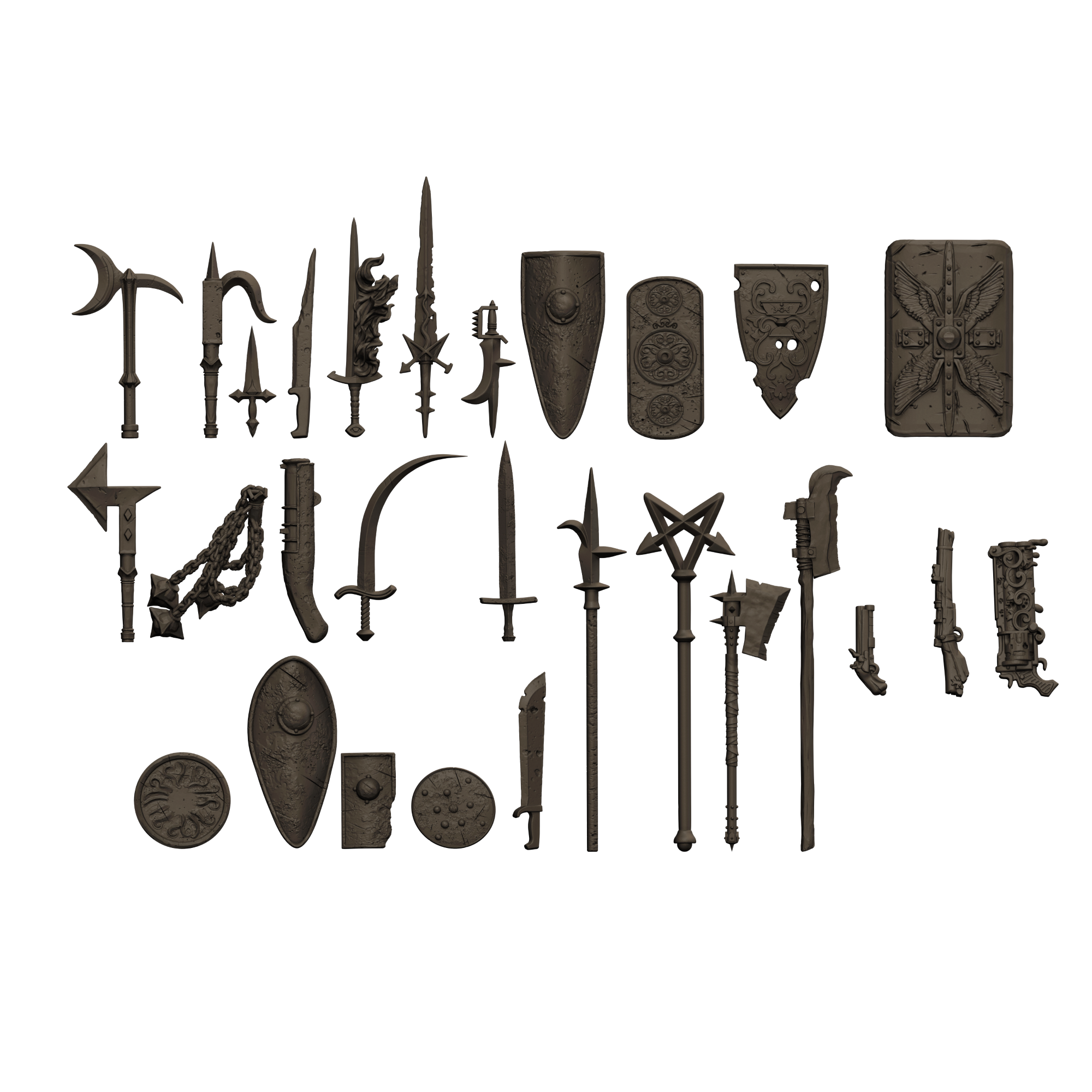 Trench Crusade - Hell Weapons Sprue