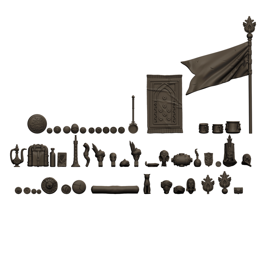 Trench Crusade - Sultanate Accessory Sprue