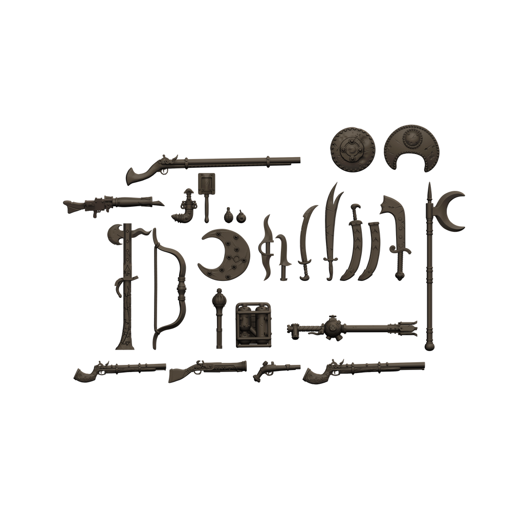 Trench Crusade - Sultanate Weapons Sprue