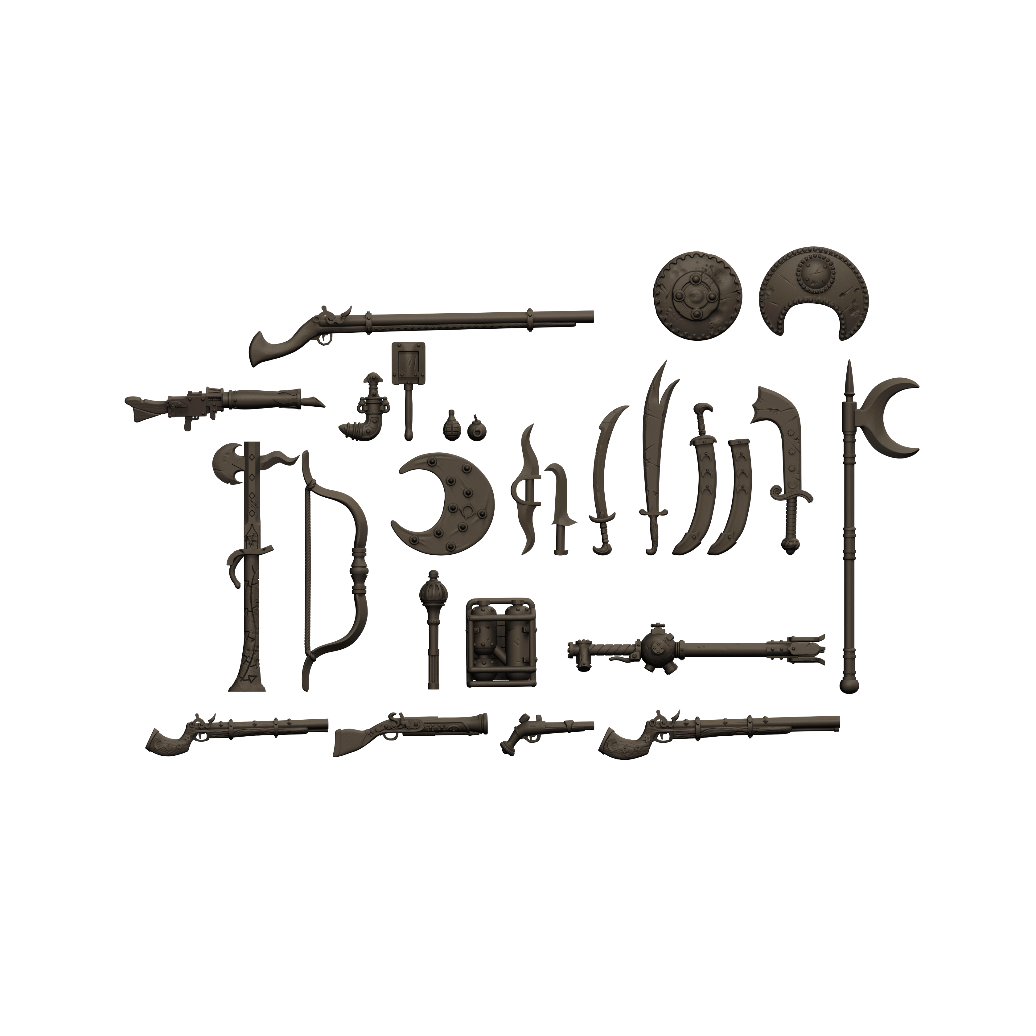 Trench Crusade - Sultanate Weapons Sprue