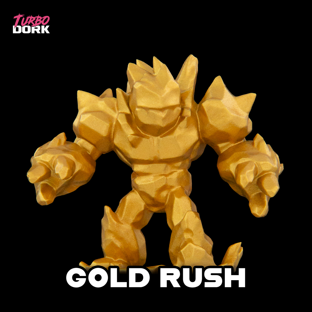 Turbo Dork: Gold Rush Metallic Acrylic Paint 22ml