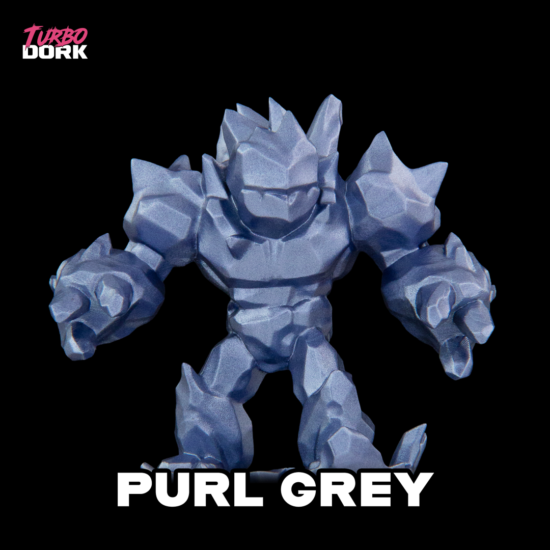Turbo Dork: Purl Grey Metallic Acrylic Paint 22ml