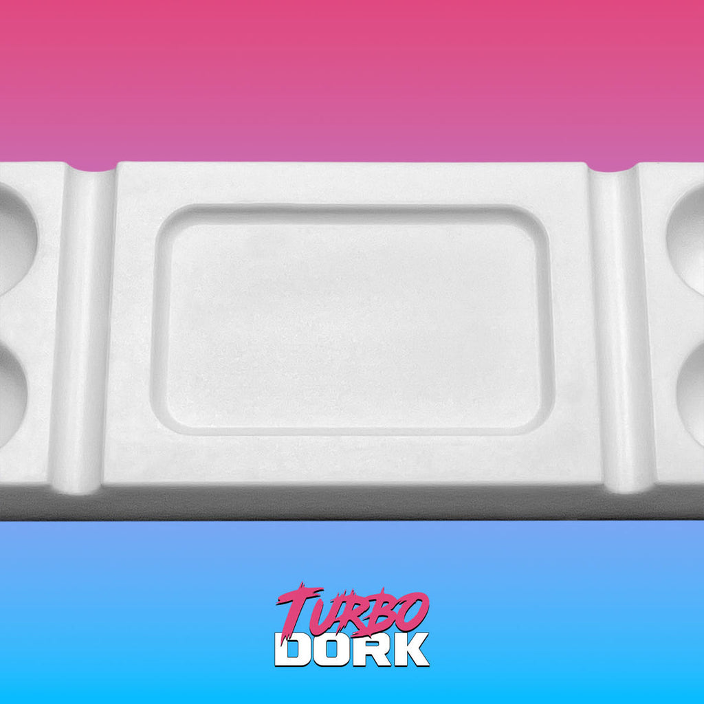 Turbo Dork: Large White Non-Stick Silicone Dry Palette