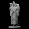 TIAMAT and Totally Not Five Dragons in a Trench Coat 28mm Scale Miniature