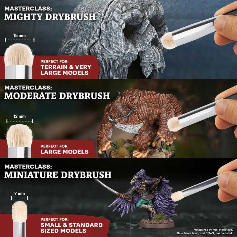 Army Painter Masterclass Drybrush Brush Set