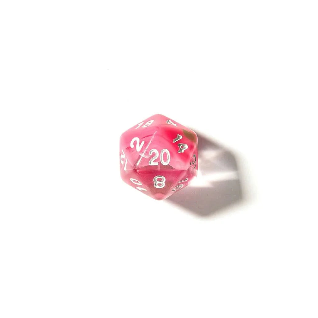 Watermelon Sugar - Acrylic DND Dice Set - 7 Piece Polyhedral