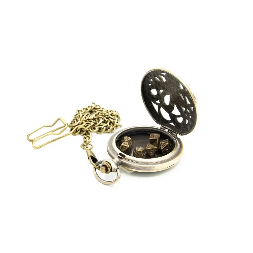 Kraken's Keepsake | Pocket Watch Case | Ancient Gold