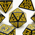 Solar Ray - Acrylic DND Dice Set - 7 Piece Polyhedral