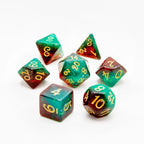 Berry Wave | Acrylic Dice | 7 Piece Set