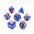 Berry Cosmos | Acrylic Dice | 7 Piece Set