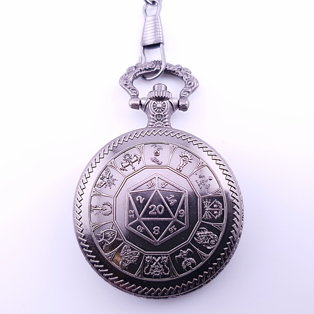 Adventurer's Cache | Pocket Watch Case | Ancient Silver