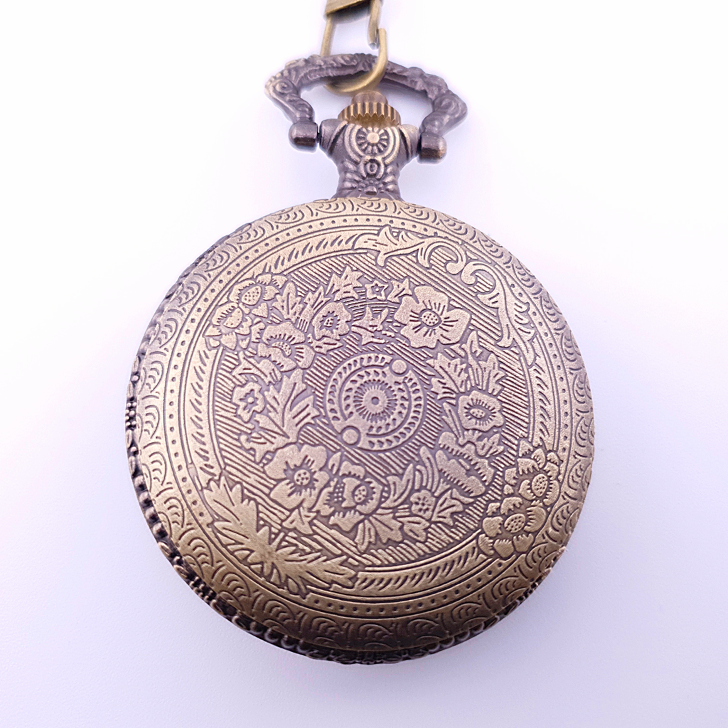Celestial Champion | Pocket Watch Case | Ancient Gold
