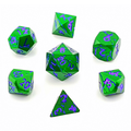 Venom Vein | Solid Metal Dice | 7 Piece Set