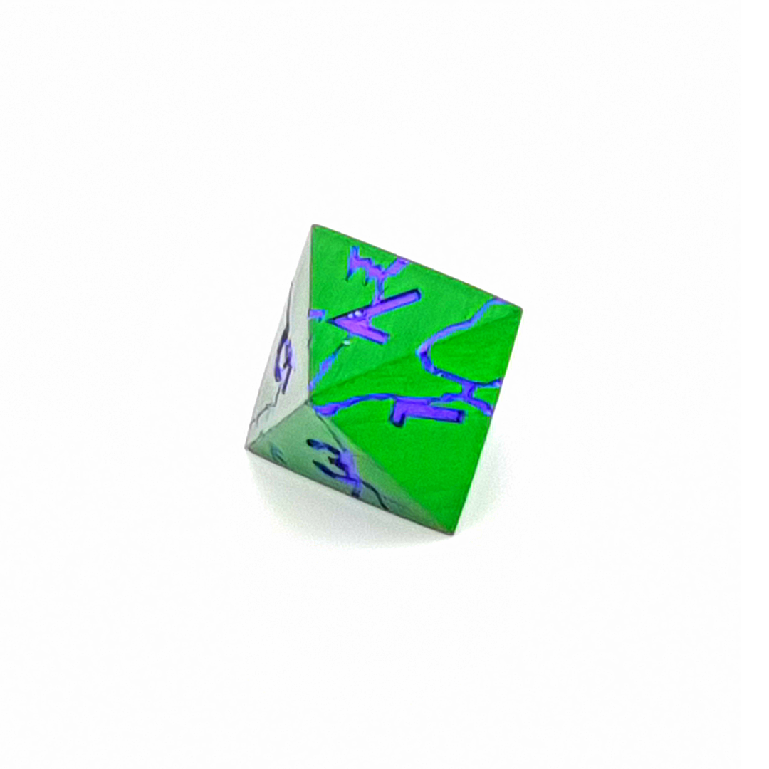 Venom Vein | Solid Metal Dice | 7 Piece Set