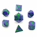 Wraith Bloom | Solid Metal Dice | 7 Piece Set