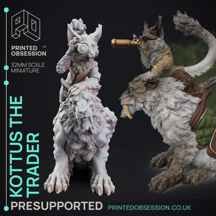 Tabaxi Caravan Miniatures | Fantasy Miniature | Printed Obsession