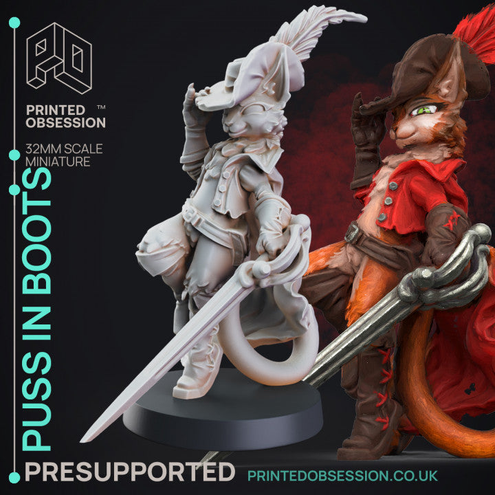 Tabaxi Caravan Miniatures | Fantasy Miniature | Printed Obsession