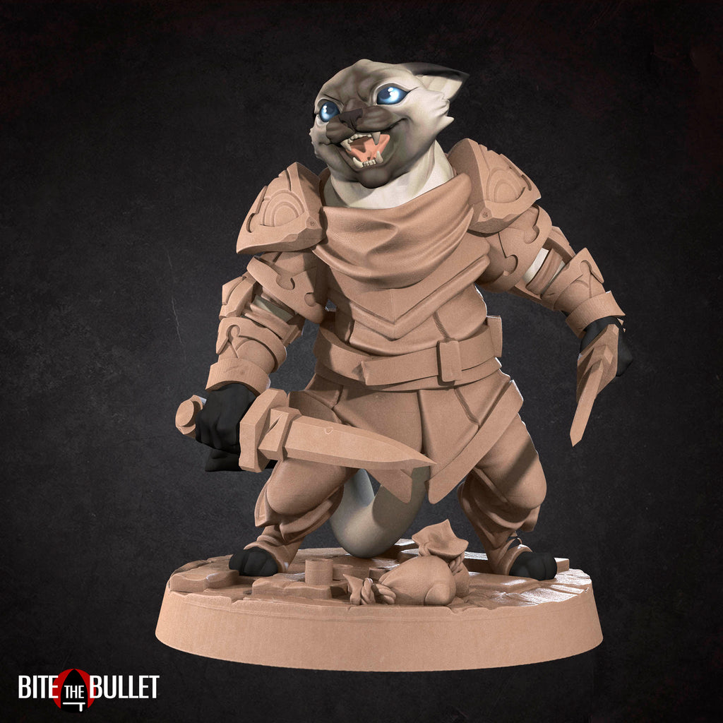 Tabaxi (Full Set) | Fantasy Miniature | Bite the Bullet