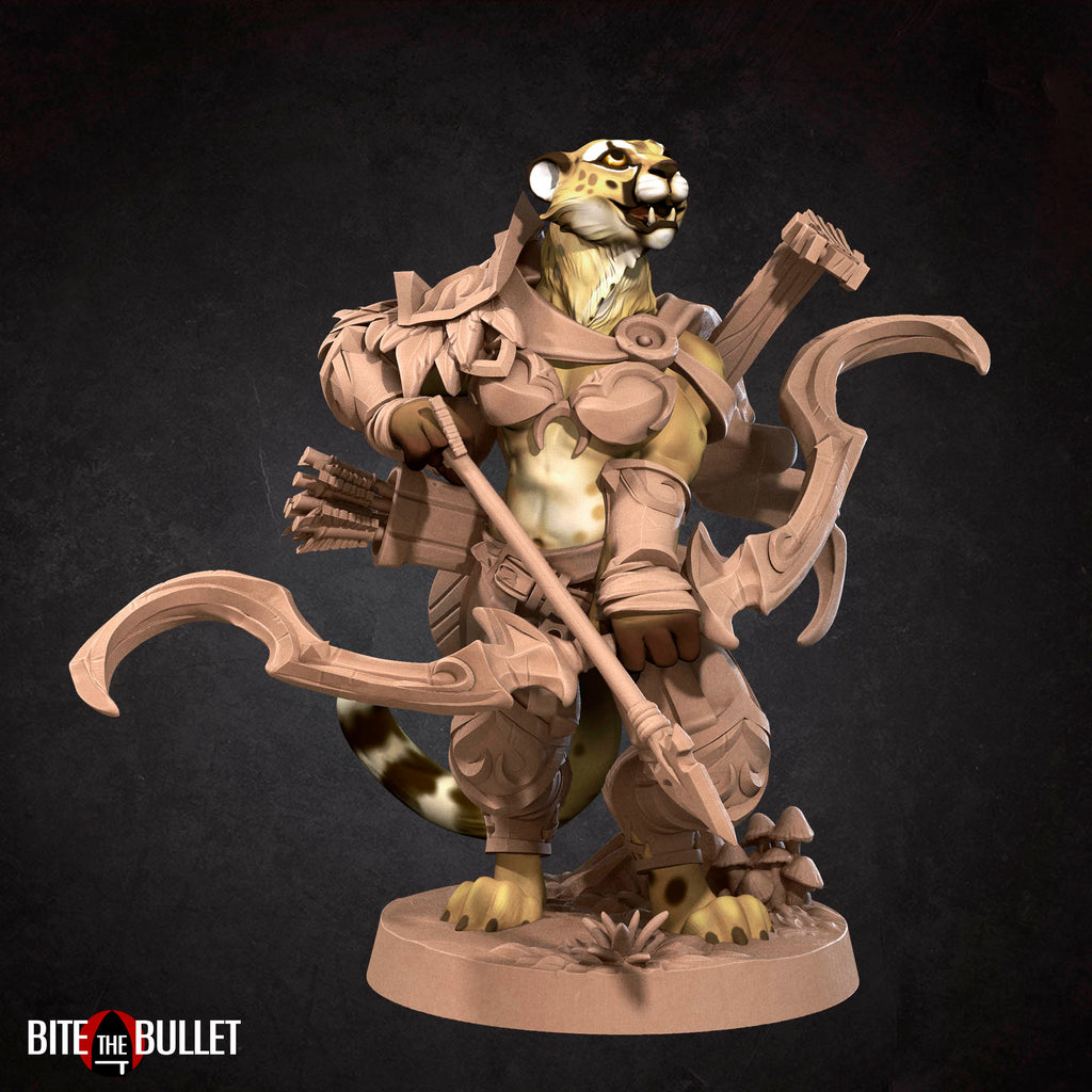 Tabaxi (Full Set) | Fantasy Miniature | Bite the Bullet