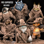 Tabaxi (Full Set) | Fantasy Miniature | Bite the Bullet