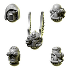 Tactical Heads & Helmets Pack 2 | Eternal Pilgrims | Conversion Bits For 28mm 32mm Sci-fi Marines