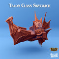 Talon Class Skycoach Airship | Skies of Sordane | Fantasy Miniature | Arcane Minis
