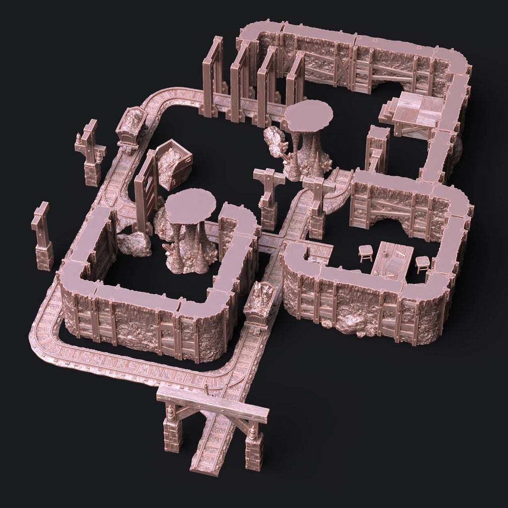 Kazadran Mines – 3D Printed Mine Terrain
