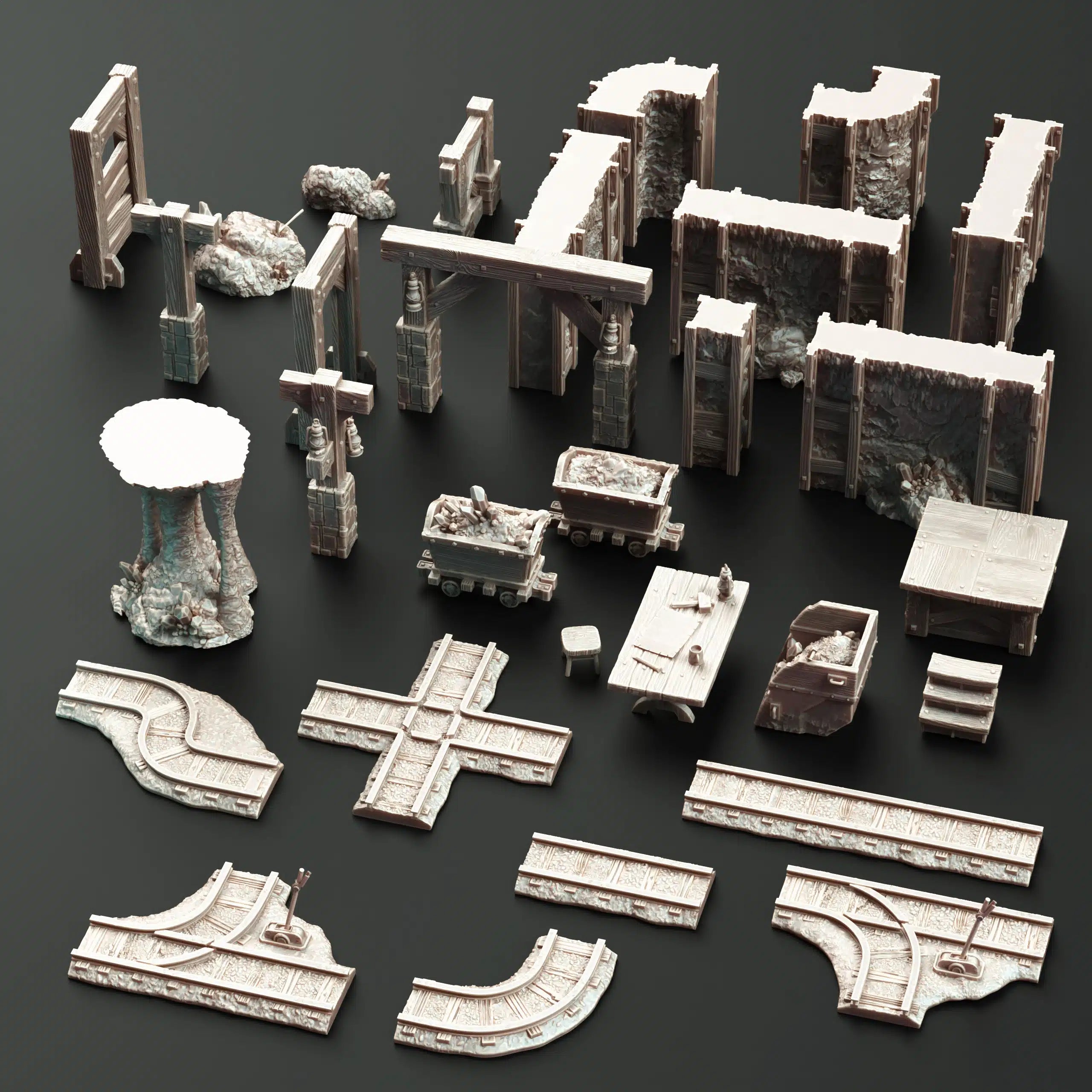 Kazadran Mines – 3D Printed Mine Terrain
