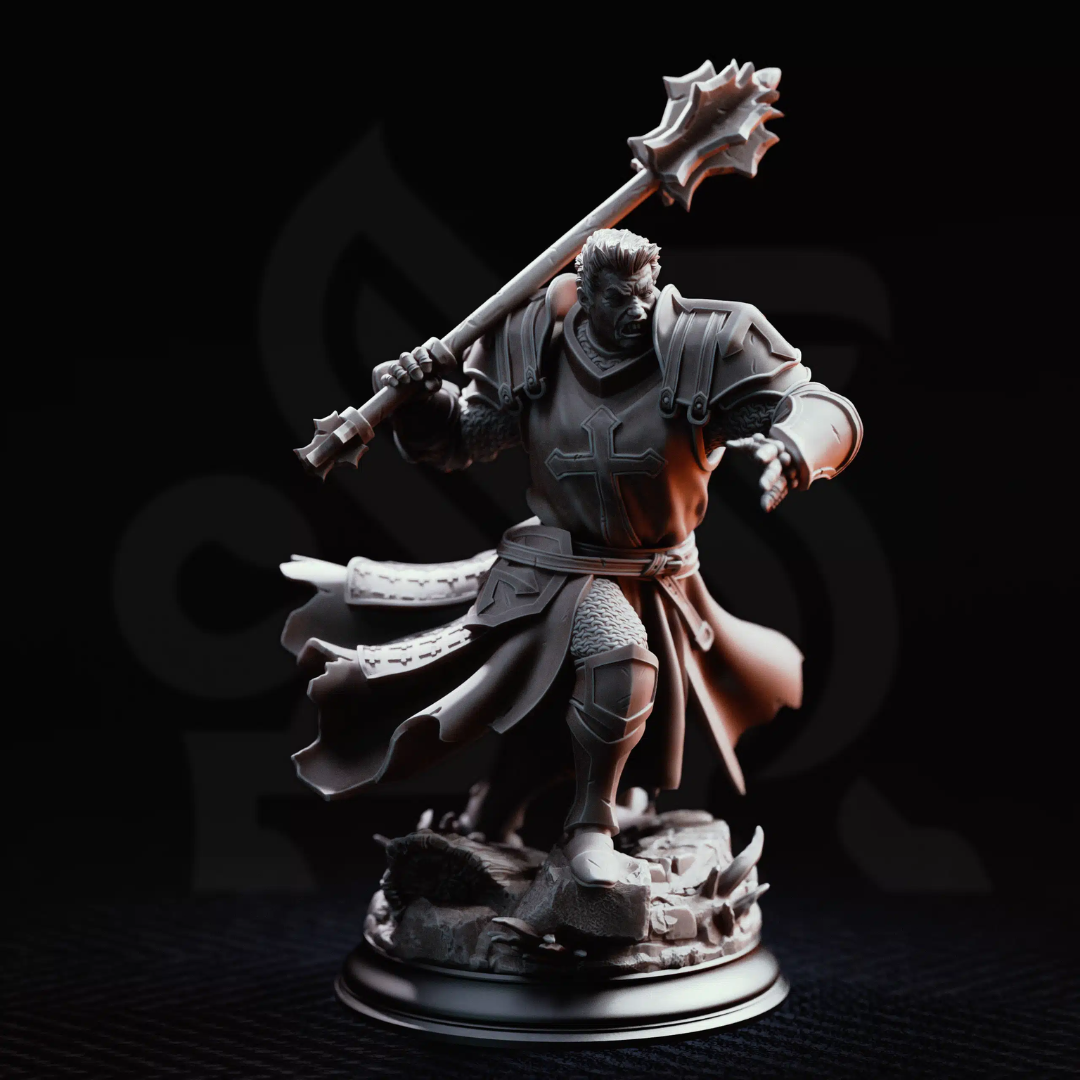Thaddeus the Fortress Horauthin’s Favoured - 3D Printed Paladin Miniature