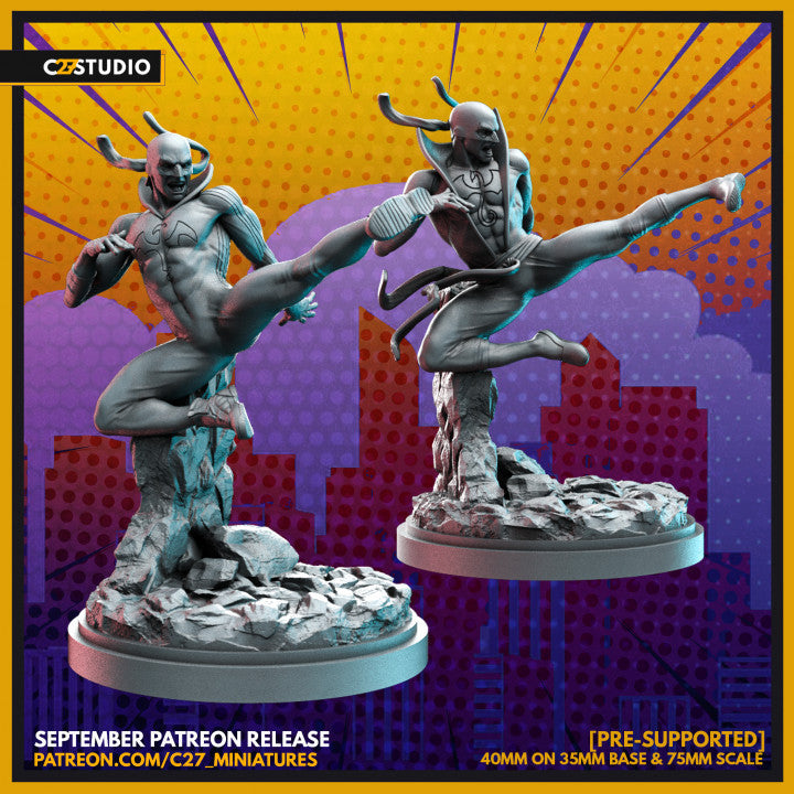 The Boy with the Dragon Tattoo (Jumpsuit) | Heroes | Sci-Fi Miniature | C27 Studio