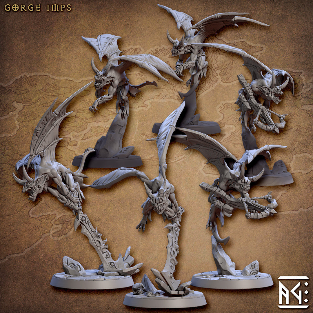 The Demon King's Spawn Miniatures (Full Set) | Fantasy D&D Miniature | Artisan Guild