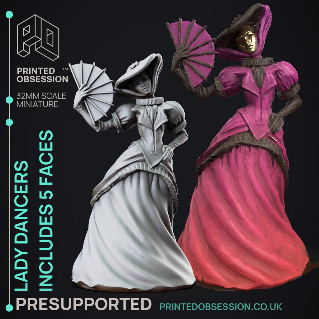 The Lady of Pox Miniatures | Fantasy Miniature | Printed Obsession