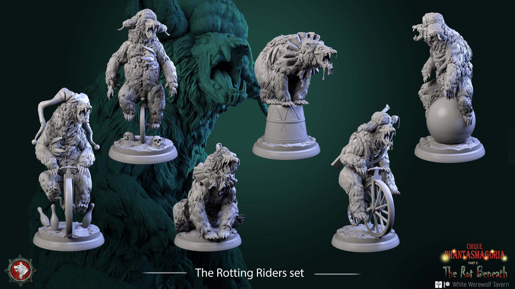 Dungeons and Dragons Models - Cirque Phantasmagoria / The Rot Beneath - Set by White Werewolf Tavern