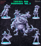 Thieves and Assassins Vol 3 Miniatures | Fantasy Miniature | RN Estudio