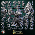 Dungeons and Dragons Models - Throne of the Drowned King - Set by White Werewolf Tavern
