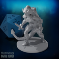 Tiefling Female Rogue 28mm Scale Miniature