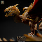 💎 Topaz Dragon (Adult) | 12K Resin 75mm Gem Dragon for D&D & RPGs 🌊