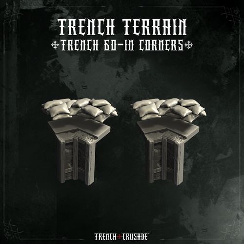 Trench Crusade terrain - Trench 60in corners