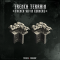 Trench Crusade terrain - Trench 90in corners