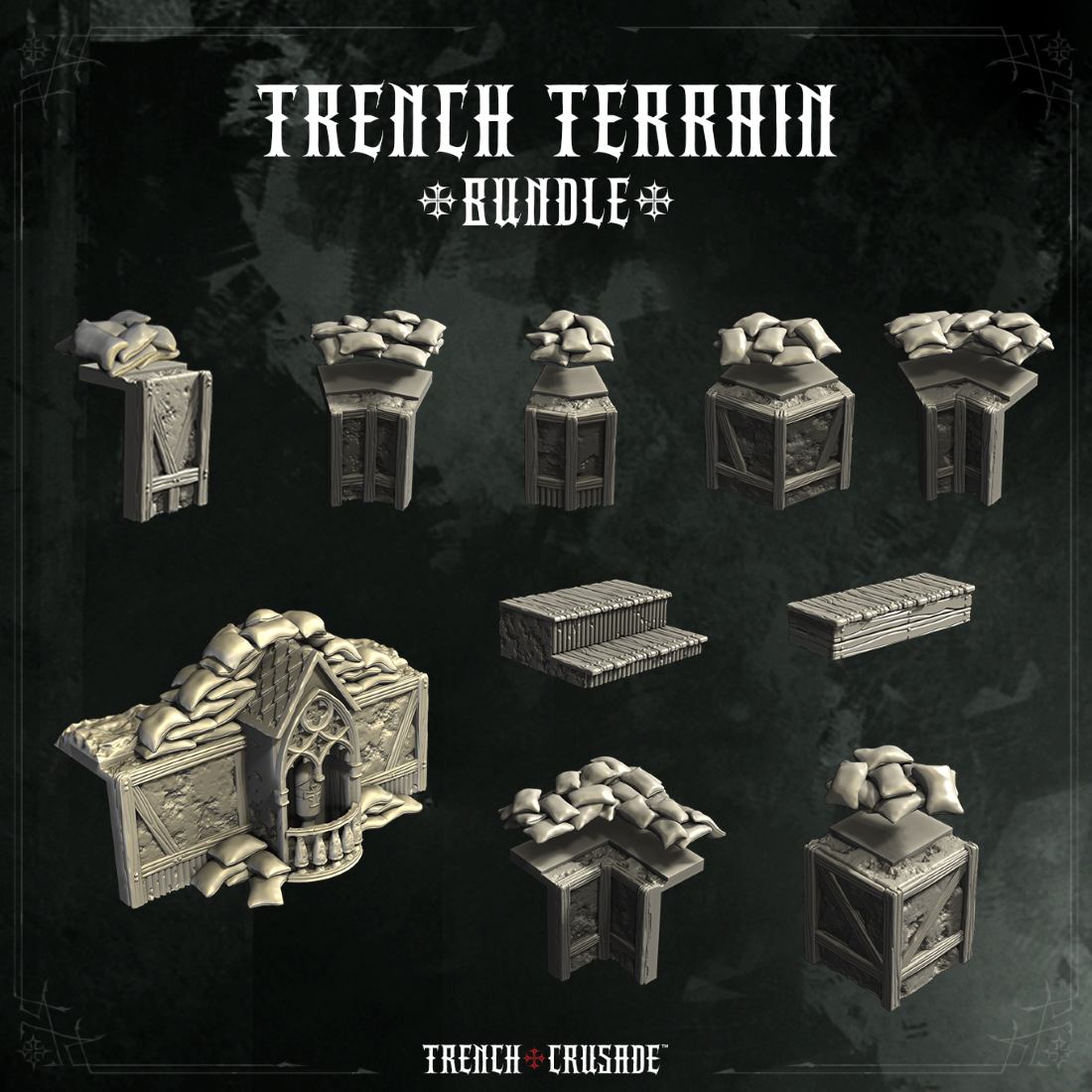 Trench Crusade terrain - Trench system bundle