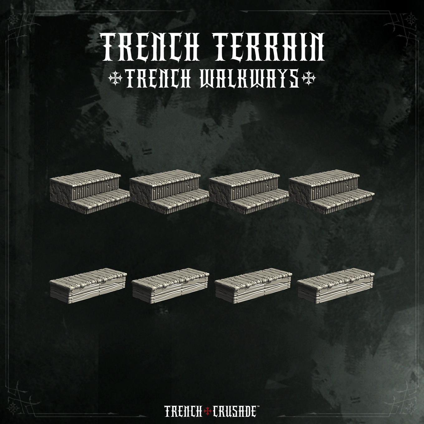 Trench Crusade terrain - Trench walkways