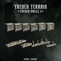 Trench Crusade terrain - Trench Walls 1