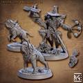 Trisha the Houndmaster | Requiem Demon Hunters | Fantasy D&D Miniature | Artisan Guild