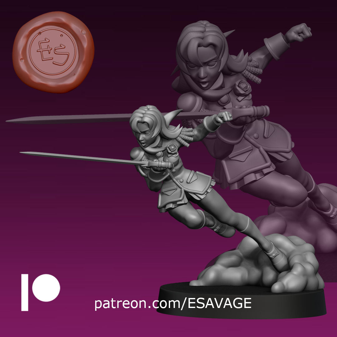 Utena | Fantasy Miniature | Ethan Savage Studios