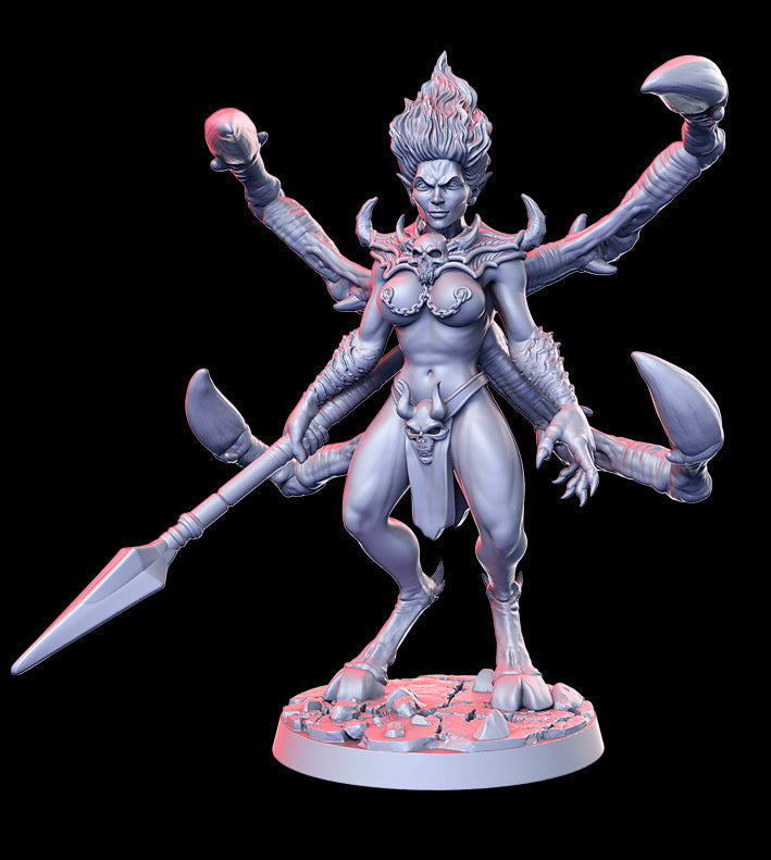 Demon Uvelle | Lord of Destruction | Fantasy Miniature | RN Estudio