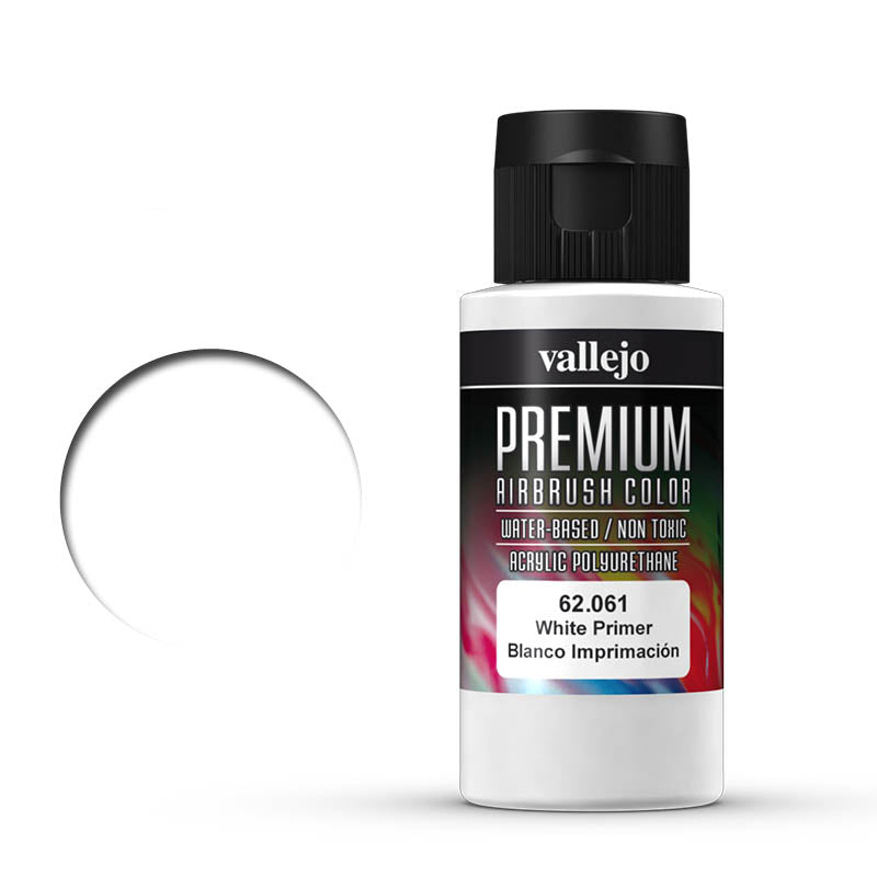 Vallejo Premium Color 60ml - White Primer