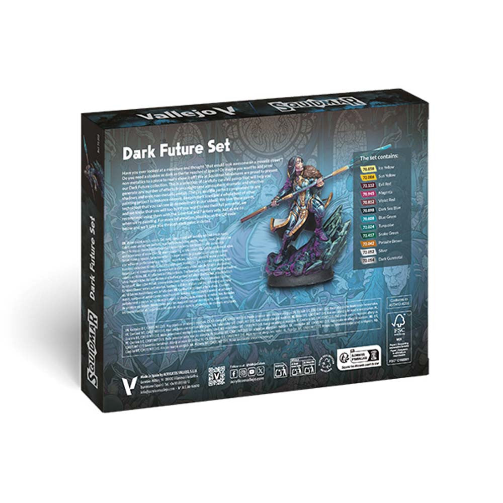 Vallejo Squidmar Dark Future Paint Set (x12)
