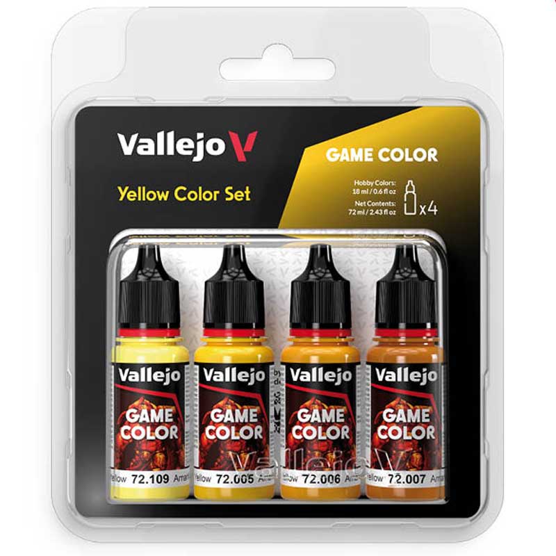 Vallejo Game Color - Yellow Set (x4)